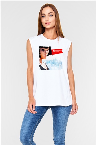 Mirrors Edge Beyaz Unisex Kolsuz Tişört