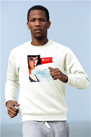 Mirrors Edge Beyaz Unisex Sweatshirt