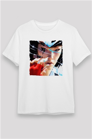 Mirrors Edge Beyaz Unisex Tişört T-Shirt