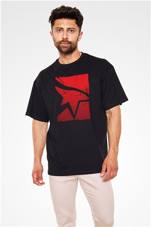 Mirrors Edge Siyah Oversize Tişört Oversize T-shirt