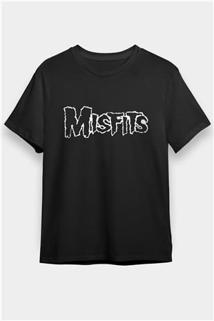 Misfits Siyah Unisex Tişört T-Shirt - TişörtFabrikası