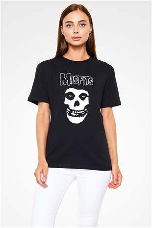 Misfits Siyah Unisex Tişört T-Shirt - TişörtFabrikası