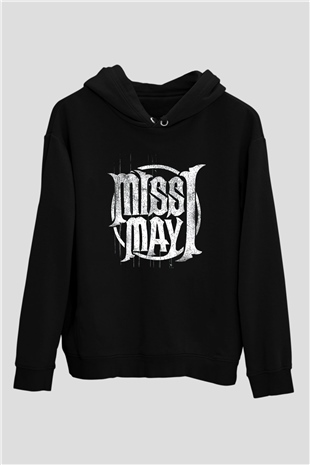 Miss May I Siyah Unisex Hoodie