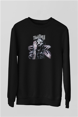 Miss May I Siyah Unisex Sweatshirt