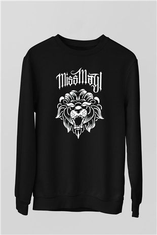 Miss May I Siyah Unisex Sweatshirt