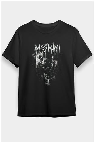 Miss May I Siyah Unisex Tişört T-Shirt - TişörtFabrikası