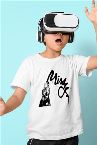 Missy Elliott Beyaz Unisex Çocuk Tişört