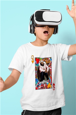 Missy Elliott Beyaz Unisex Çocuk Tişört