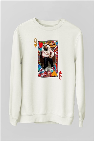 Missy Elliott Beyaz Unisex Sweatshirt