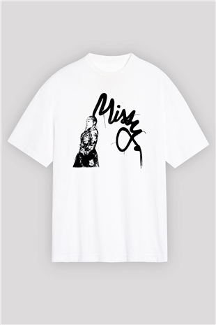 Missy Elliott Beyaz Oversize Tişört Oversize T-shirt - TişörtFabrikası