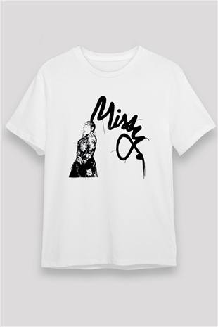 Missy Elliott Beyaz Unisex Tişört T-Shirt - TişörtFabrikası