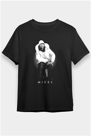 Missy Elliott Siyah Unisex Tişört T-Shirt - TişörtFabrikası