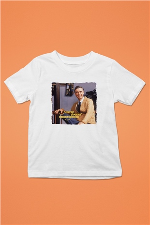 Mister Rogers Neighborhood Beyaz Unisex Çocuk Tişört