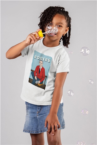 Mister Rogers Neighborhood Beyaz Unisex Çocuk Tişört