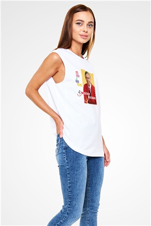 Mister Rogers Neighborhood Beyaz Unisex Kolsuz Tişört
