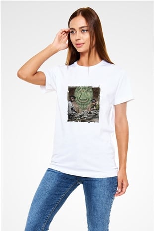 Mobb Deep Baskılı Unisex Beyaz Tişört