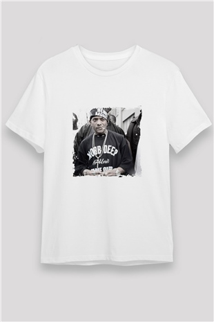 Mobb Deep Baskılı Unisex Beyaz Tişört