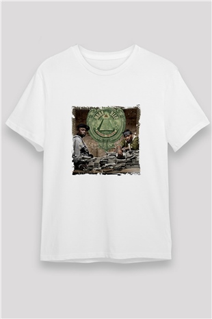 Mobb Deep Baskılı Unisex Beyaz Tişört