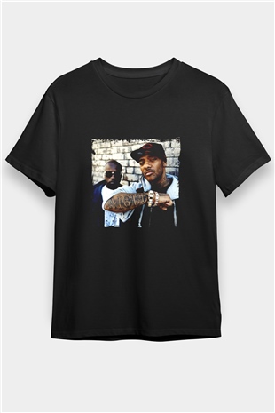Mobb Deep Baskılı Unisex Siyah Tişört