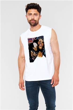 Mobb Deep Beyaz Unisex Kolsuz Tişört