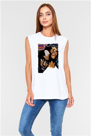 Mobb Deep Beyaz Unisex Kolsuz Tişört