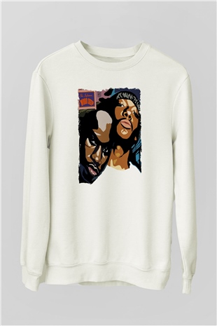 Mobb Deep Beyaz Unisex Sweatshirt
