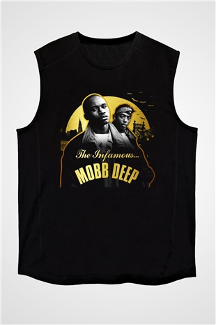 Mobb Deep Siyah Unisex Kolsuz Tişört