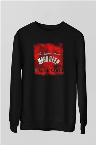 Mobb Deep Siyah Unisex Sweatshirt