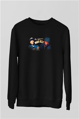 Mobb Deep Siyah Unisex Sweatshirt