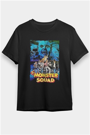 Monster Squad Siyah Unisex Tişört