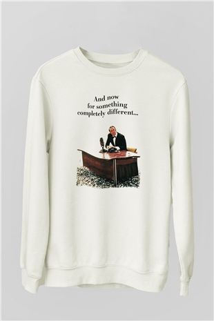 Monty Pythons Flying Circus Beyaz Unisex Sweatshirt