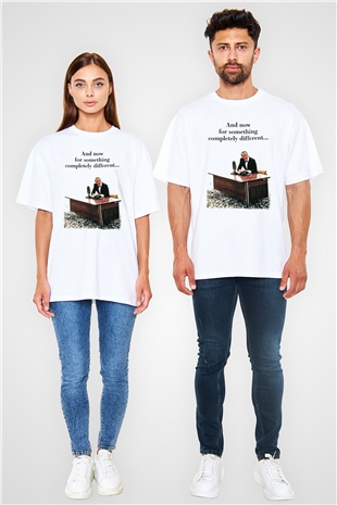 Monty Pythons Flying Circus Beyaz Unisex Oversize Tişört T-Shirt