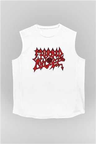 Morbid Angel Beyaz Unisex Kolsuz Tişört