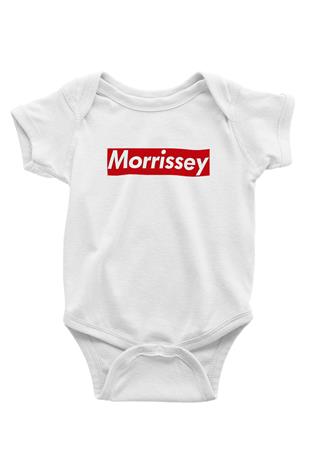 Morrissey Baskılı Beyaz Unisex Bebek Body - Zıbın
