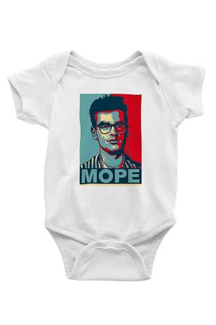 Morrissey Baskılı Beyaz Unisex Bebek Body - Zıbın