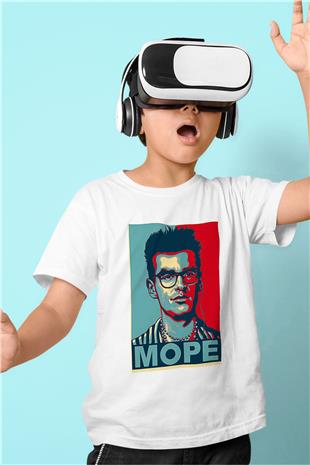 Morrissey Baskılı Beyaz Unisex Beyaz Çocuk Tişört - Tshirt