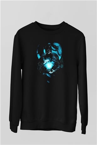 Mortal Kombat Siyah Unisex Sweatshirt