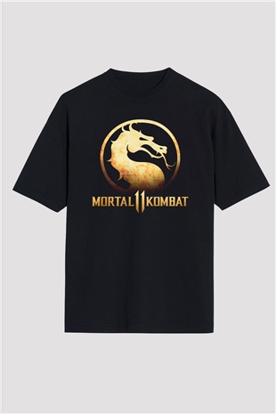 Mortal Kombat Siyah Oversize Tişört Oversize T-shirt