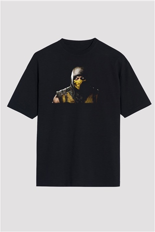 Mortal Kombat Siyah Oversize Tişört Oversize T-shirt