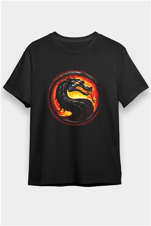Mortal Kombat Siyah Unisex Tişört T-Shirt