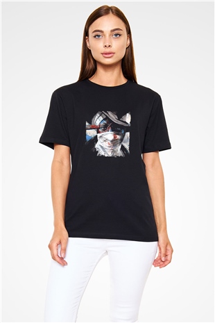 Mos Def Baskılı Unisex Siyah Tişört
