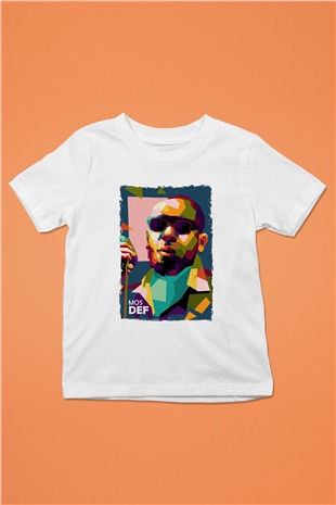 Mos Def Beyaz Unisex Çocuk Tişört