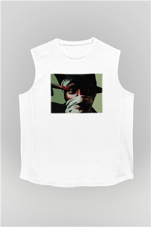 Mos Def Beyaz Unisex Kolsuz Tişört