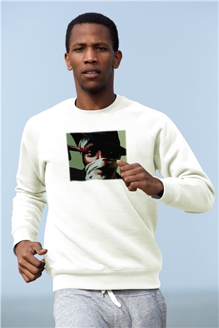 Mos Def Beyaz Unisex Sweatshirt