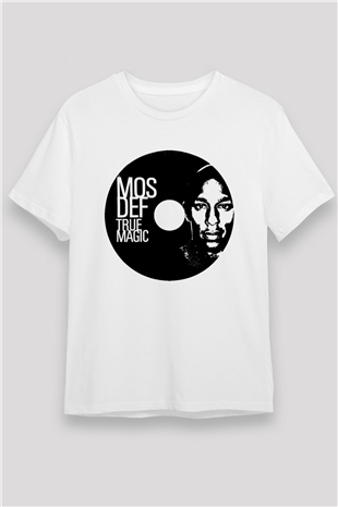 Mos Def Beyaz Unisex Tişört T-Shirt - TişörtFabrikası