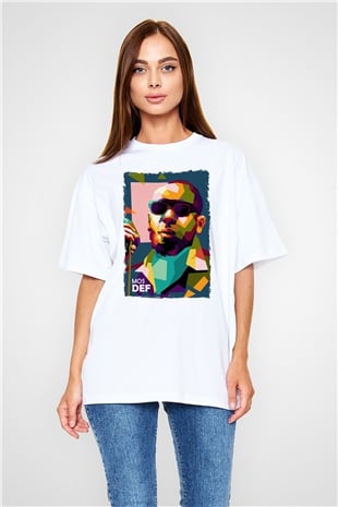 Mos Def Beyaz Unisex Tişört T-Shirt - TişörtFabrikası