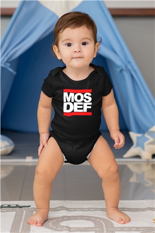 Mos Def Siyah Bebek Body - Zıbın