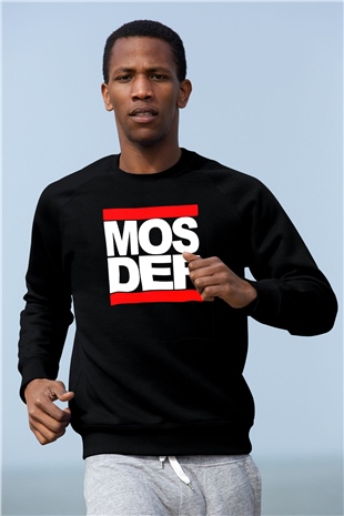 Mos Def Siyah Unisex Sweatshirt