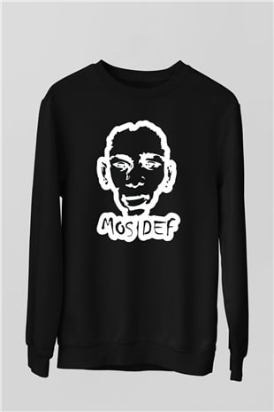 Mos Def Siyah Unisex Sweatshirt