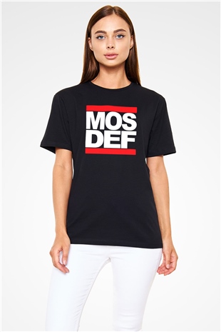 Mos Def Siyah Unisex Tişört T-Shirt - TişörtFabrikası